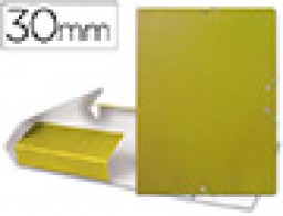 Carpeta de proyectos Liderpapel Folio lomo 30 mm. amarilla